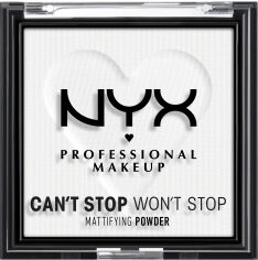 Акція на Матувальна пудра для обличчя NYX Professional Makeup Can`t Stop Won`t Stop 11 Brightening Translucent 6 г від Rozetka