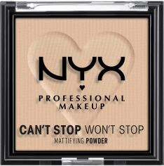 Акція на Матувальна пудра для обличчя NYX Professional Makeup Can`t Stop Won`t Stop 3 Light Medium 6 г від Rozetka