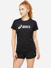 Акция на Футболка ASICS Core Asics Top 2012C330-001 L Чорна з білим от Rozetka