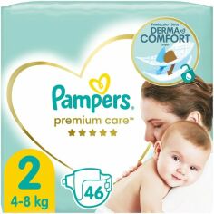 Акция на PAMPERS Детские одноразовые подгузники Premium Care Mini (4-8 кг) а 46шт от MOYO