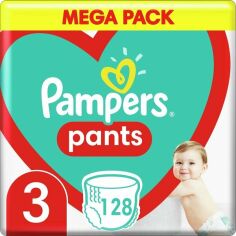 Акція на PAMPERS Детские одноразовые подгузники-трусики Pants Midi (6-11кг) Мега 128шт від MOYO