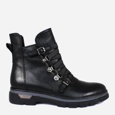 Акція на Жіночі черевики низькі Blizzarini M1981-61-2488 35 22.5 см Чорні від Rozetka