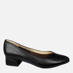 Акция на Жіночі туфлі зі шкіри Blizzarini S874-20-Y021A-9 36 (23 см) Чорні от Rozetka