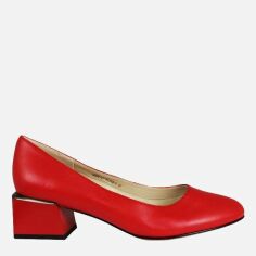 Акция на Жіночі туфлі зі шкіри Blizzarini S800-01-Y574A-9 35 (22.5 см) Червоні от Rozetka