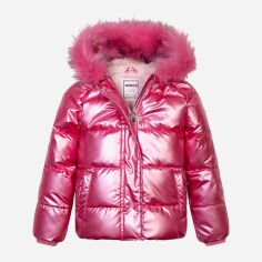 Акція на Куртка зимова дитяча Minoti Crunch 4 37043JNR 116-122 см Рожева від Rozetka