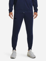 Акція на Спортивні штани утеплені чоловічі Under Armour Fleece Joggers 1373362-410 L Сині від Rozetka