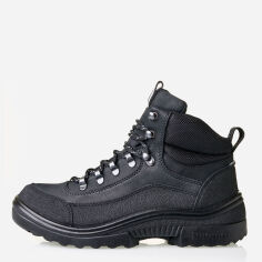 Акция на Чоловічі зимові черевики Kuoma Walker Pro High Teddy 1931-03 41 27.1 см Чорні от Rozetka