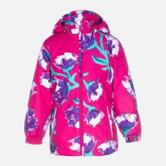 Акція на Дитяча демісезонна куртка для дівчинки Huppa Joly 17840010-04163 80 см Фуксія від Rozetka