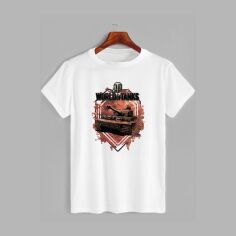 Акція на Футболка бавовняна довга чоловіча Likey Танчики World of Tanks M150-1647 3XL Біла від Rozetka