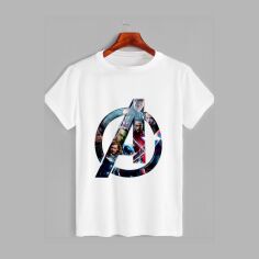 Акція на Футболка бавовняна довга чоловіча Likey Месники M150-0612 XXL Біла від Rozetka