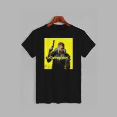 Акція на Футболка бавовняна довга чоловіча Likey Cyberpunk 2077 M150-2504 3XL Чорна від Rozetka