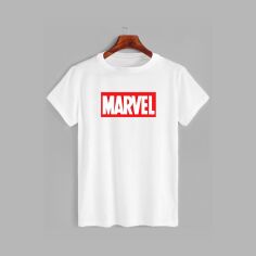Акція на Футболка бавовняна довга чоловіча Likey Marvel M150-0605 L Біла від Rozetka