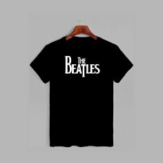 Акція на Футболка бавовняна довга чоловіча Likey The Beatles M150-0426 L Чорна від Rozetka