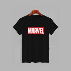 Акція на Футболка бавовняна довга чоловіча Likey Marvel M150-0605 3XL Чорна від Rozetka