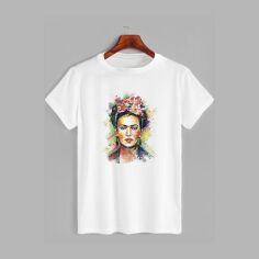 Акция на Футболка Likey Frida Kahlo - Фріда Кало M150-0131 XS Біла от Rozetka