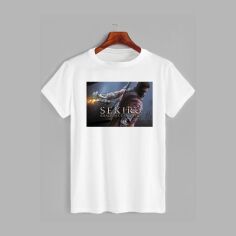 Акція на Футболка бавовняна довга чоловіча Likey Sekiro M150-1632 3XL Біла від Rozetka