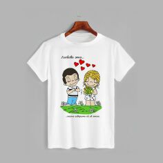 Акция на Футболка Likey Love is — говорити їй про це M150-0206 S Біла от Rozetka