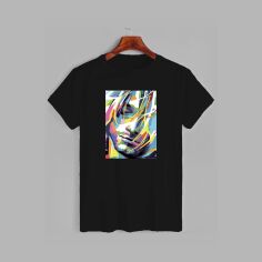 Акція на Футболка бавовняна довга чоловіча Likey Kurt Cobain M150-0138 XL Чорна від Rozetka