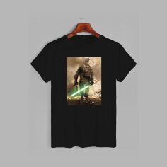 Акція на Футболка бавовняна довга чоловіча Likey Star Wars M150-1633 XS Чорна від Rozetka