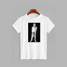Акція на Футболка бавовняна довга чоловіча Likey Kurt Cobain M150-0412 XS Біла від Rozetka