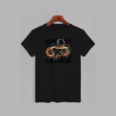 Акція на Футболка бавовняна довга чоловіча Likey Скорпіон M150-1644 3XL Чорна від Rozetka