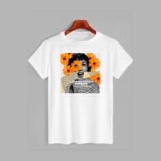 Акція на Футболка бавовняна довга чоловіча Likey Гарне кохання M150-0906 M Біла від Rozetka
