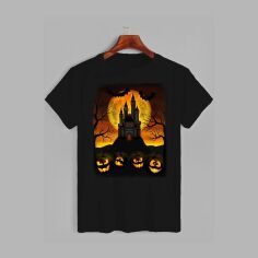 Акція на Футболка бавовняна довга чоловіча Likey Halloween M150-2313 XS Чорна від Rozetka