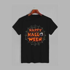 Акция на Футболка Likey Happy Halloween M150-2323 XL Чорна от Rozetka