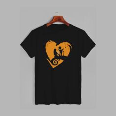 Акція на Футболка бавовняна довга чоловіча Likey Хеловін Heart M150-2339 XL Чорна від Rozetka