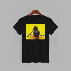 Акція на Футболка бавовняна довга чоловіча Likey Cyberpunk 2077 M150-2506 XL Чорна від Rozetka