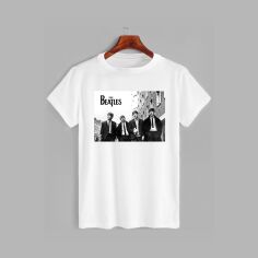 Акція на Футболка бавовняна довга чоловіча Likey The Beatles M150-0427 3XL Біла від Rozetka