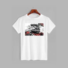 Акція на Футболка бавовняна довга чоловіча Likey World Of Tanks M150-1637 3XL Біла від Rozetka