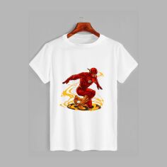 Акція на Футболка бавовняна довга чоловіча Likey Флеш M150-0615 XXL Біла від Rozetka