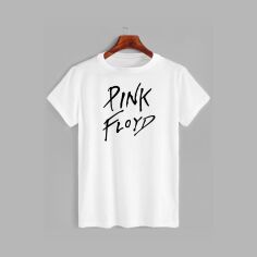 Акція на Футболка бавовняна довга чоловіча Likey Pink Floyd M150-0420 3XL Біла від Rozetka