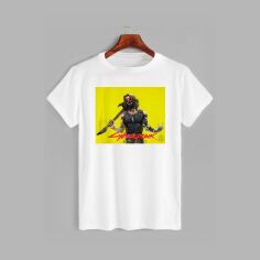 Акція на Футболка бавовняна довга чоловіча Likey Cyberpunk 2077 M150-2506 XL Біла від Rozetka