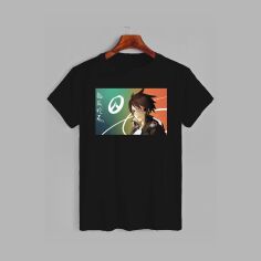 Акція на Футболка бавовняна довга чоловіча Likey Overwatch M150-1623 XXL Чорна від Rozetka