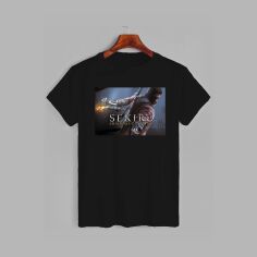 Акція на Футболка бавовняна довга чоловіча Likey Sekiro M150-1632 M Чорна від Rozetka