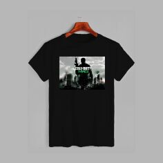Акція на Футболка бавовняна довга чоловіча Likey Call of Duty M150-1601 M Чорна від Rozetka