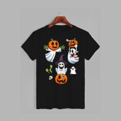 Акція на Футболка бавовняна довга чоловіча Likey Halloween M150-2306 XL Чорна від Rozetka