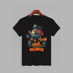 Акція на Футболка бавовняна довга чоловіча Likey Halloween M150-2307 XS Чорна від Rozetka