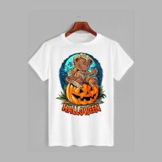 Акция на Футболка Likey Halloween M150-2308 XXL Біла от Rozetka