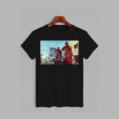 Акція на Футболка бавовняна довга чоловіча Likey GTA 5 M150-2510 3XL Чорна від Rozetka