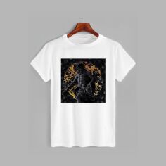 Акція на Футболка бавовняна довга чоловіча Likey Greek God M150-0137 3XL Біла від Rozetka