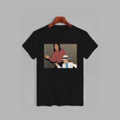 Акция на Футболка Likey Michael Jackson M150-0415 XXL Чорна от Rozetka