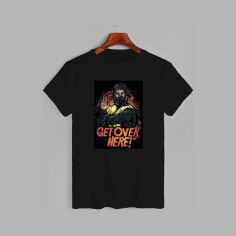 Акція на Футболка бавовняна довга чоловіча Likey Scorpion from Mortal Kombat M150-1629 XL Чорна від Rozetka