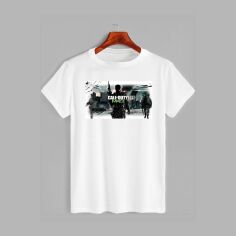 Акція на Футболка бавовняна довга чоловіча Likey Call of Duty M150-1603 3XL Біла від Rozetka