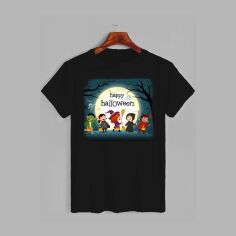 Акція на Футболка бавовняна довга чоловіча Likey Halloween M150-2316 3XL Чорна від Rozetka