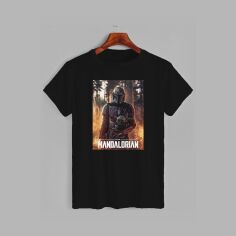 Акція на Футболка бавовняна довга чоловіча Likey The Mandalorian M150-2567 L Чорна від Rozetka