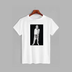 Акція на Футболка Likey Kurt Cobain M150-0412 XXL Біла від Rozetka