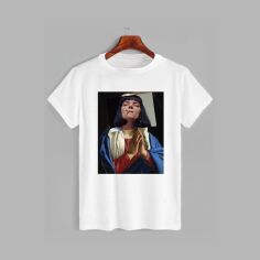 Акція на Футболка бавовняна довга чоловіча Likey Surrealism Pulp Fiction M150-0150 3XL Біла від Rozetka